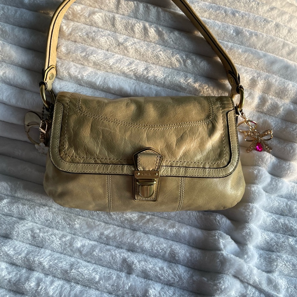 Coach poppy edition shoulder bag
